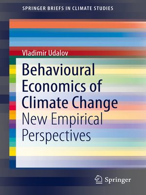 cover image of Behavioural Economics of Climate Change